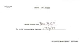 Economics Analysis and Projections - DPA - World Development Report Correspondence - Volume 3